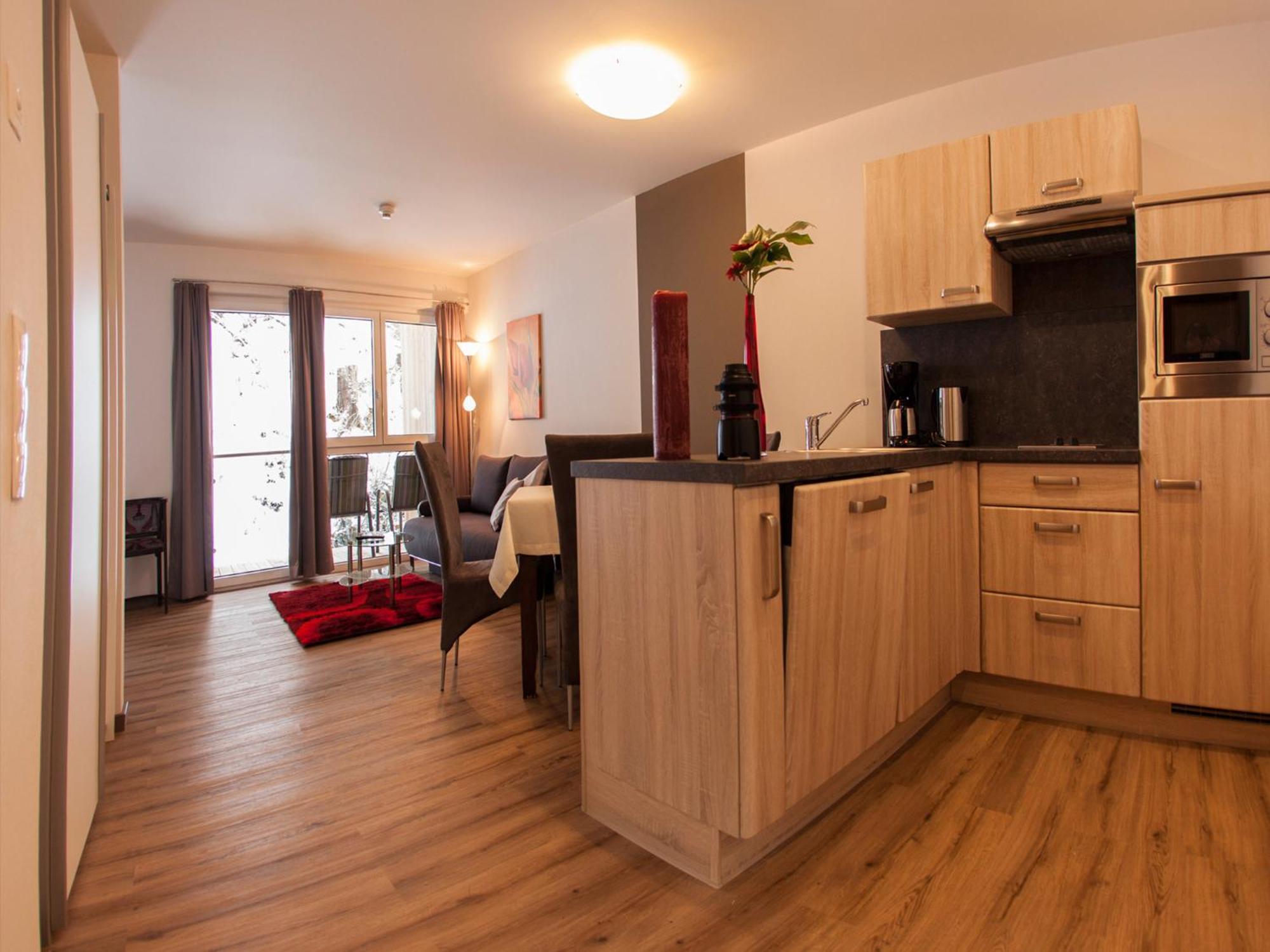 Apartment mit 1 Schlafzimmer und Dusche